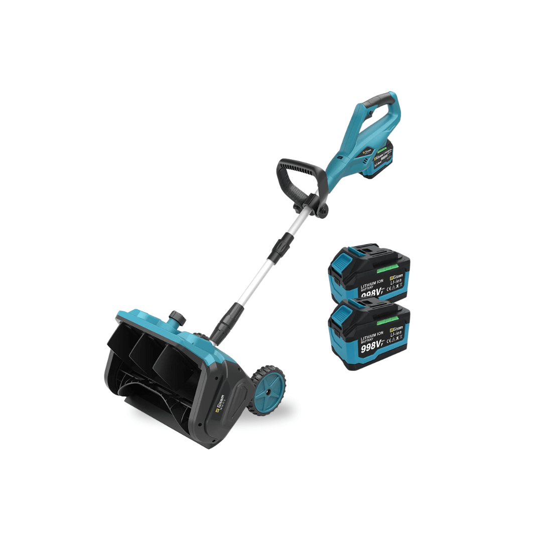 Akku-Schneefräse 3500 W, bürstenlos, mit Rädern