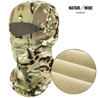 Fleece-Sturmhaube winddicht, auch unter Helm – Ansicht 7