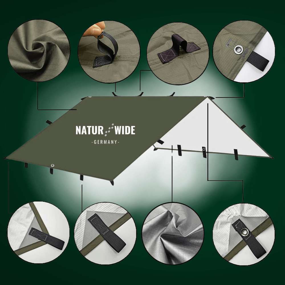 Tarp 3 × 3 oder 4 × 4 m, 3000 mm, UV50+ – Ansicht 19