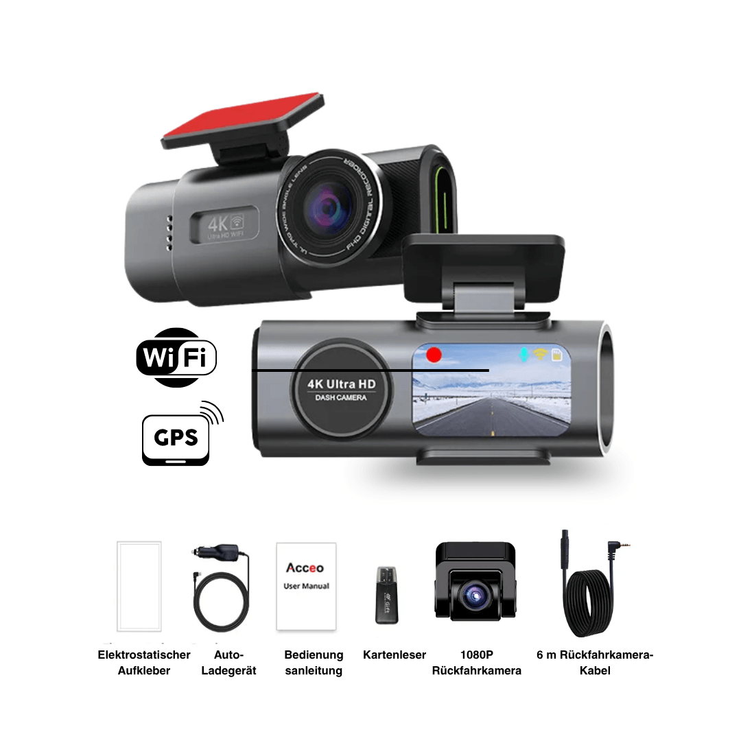 4K-Dashcam mit Sony-Sensor, WLAN & App – Ansicht 18