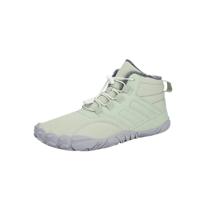 Barfuß-Winterschuhe gefüttert, Damen & Herren – Pastell-Grün