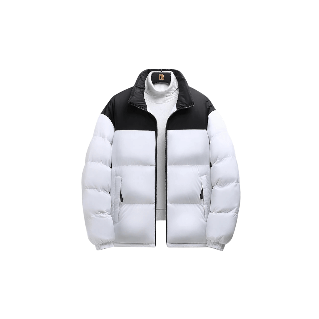 Beheizte Winterjacke mit 6 Heizzonen, 3 Stufen – Weiß