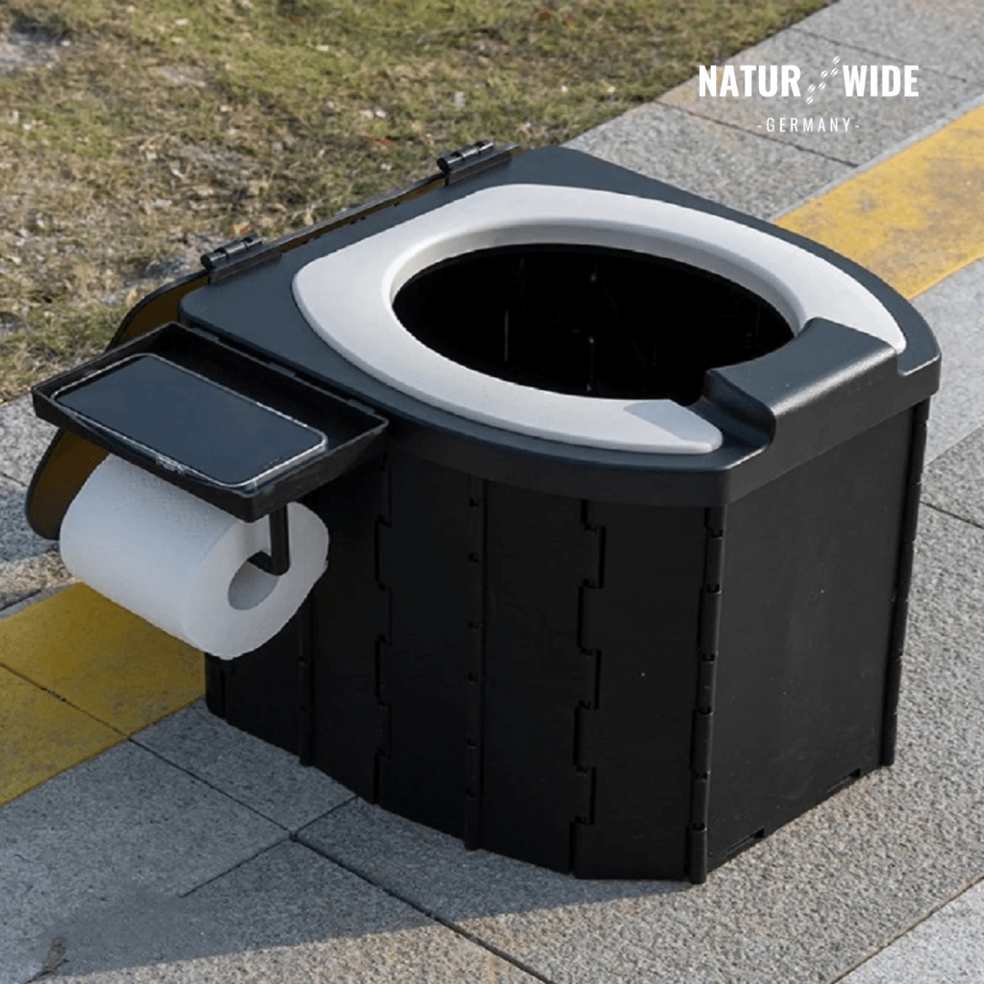 Faltbare Campingtoilette bis 200 kg, 1,85 kg – Ansicht 14