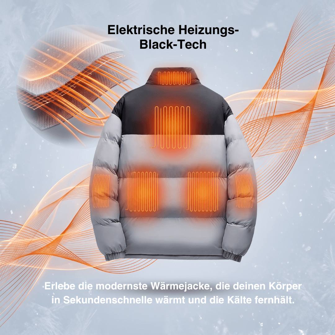 Beheizte Winterjacke mit 6 Heizzonen, 3 Stufen – Ansicht 4