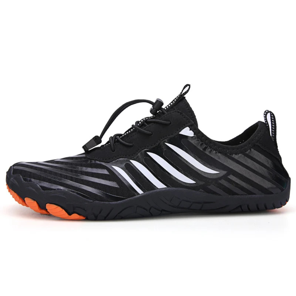 Barfußschuhe Damen & Herren, 4-mm-Sohle – Schwarz