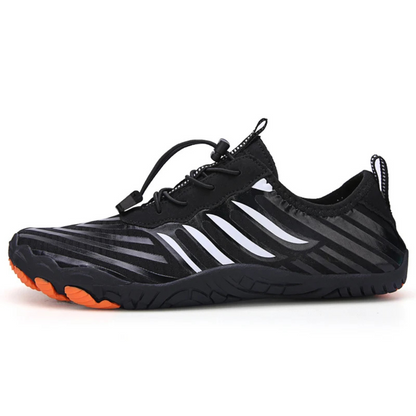 Barfußschuhe Damen & Herren, 4-mm-Sohle – Schwarz