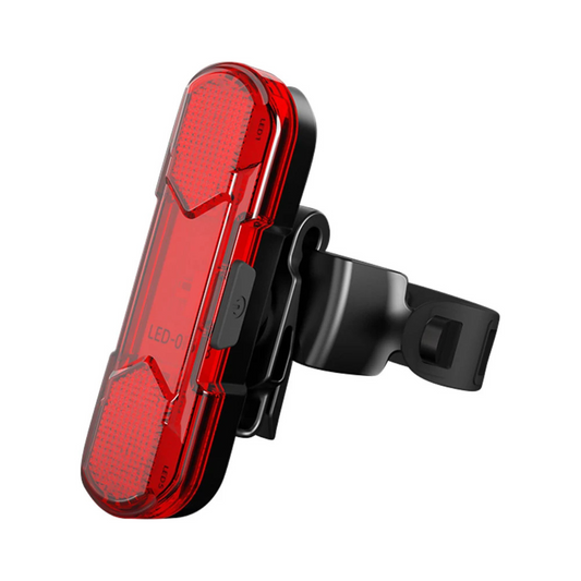 Fahrrad-Rücklicht mit Bremslicht, USB-Akku