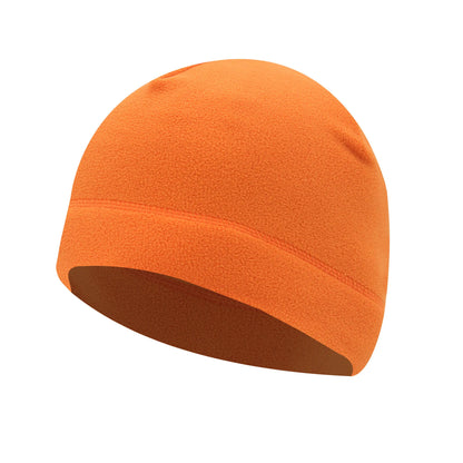 Winddichte Polar-Fleece-Mütze, unisex – Orange