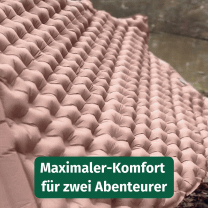 Doppel-Isomatte für 2 Personen mit Fußpumpe – Ansicht 7