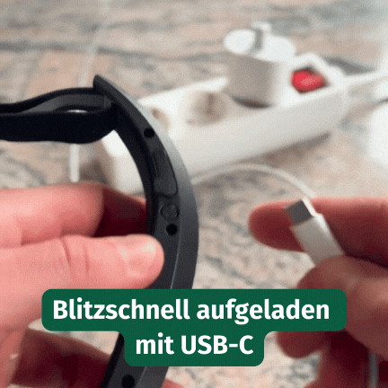 Stirnlampe Pro mit 400 Lumen, USB-C, Rotlicht – Ansicht 3