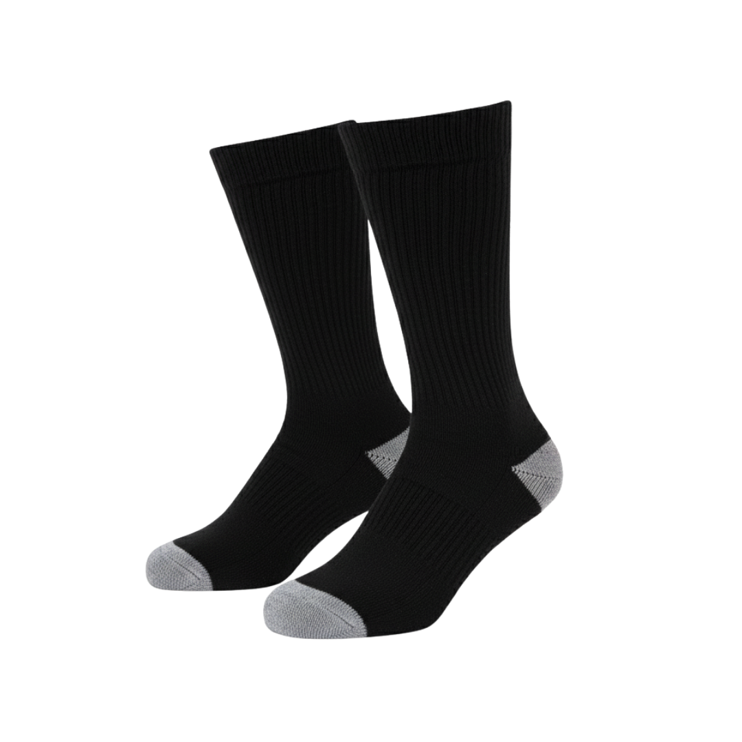 Beheizte Socken aus Baumwolle, 3 Heizstufen – Schwarz
