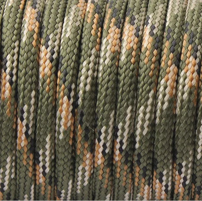 Paracord mit 9 Kernen, 5, 15 oder 31 m – Wald Camo