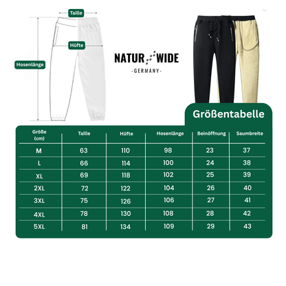 Thermo-Jogginghose mit Fleecefutter, M–5XL – Ansicht 2