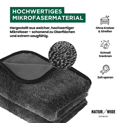 Mikrofaser-Trockentuch XXL, 600 g/m², Auto & Bad – Ansicht 7