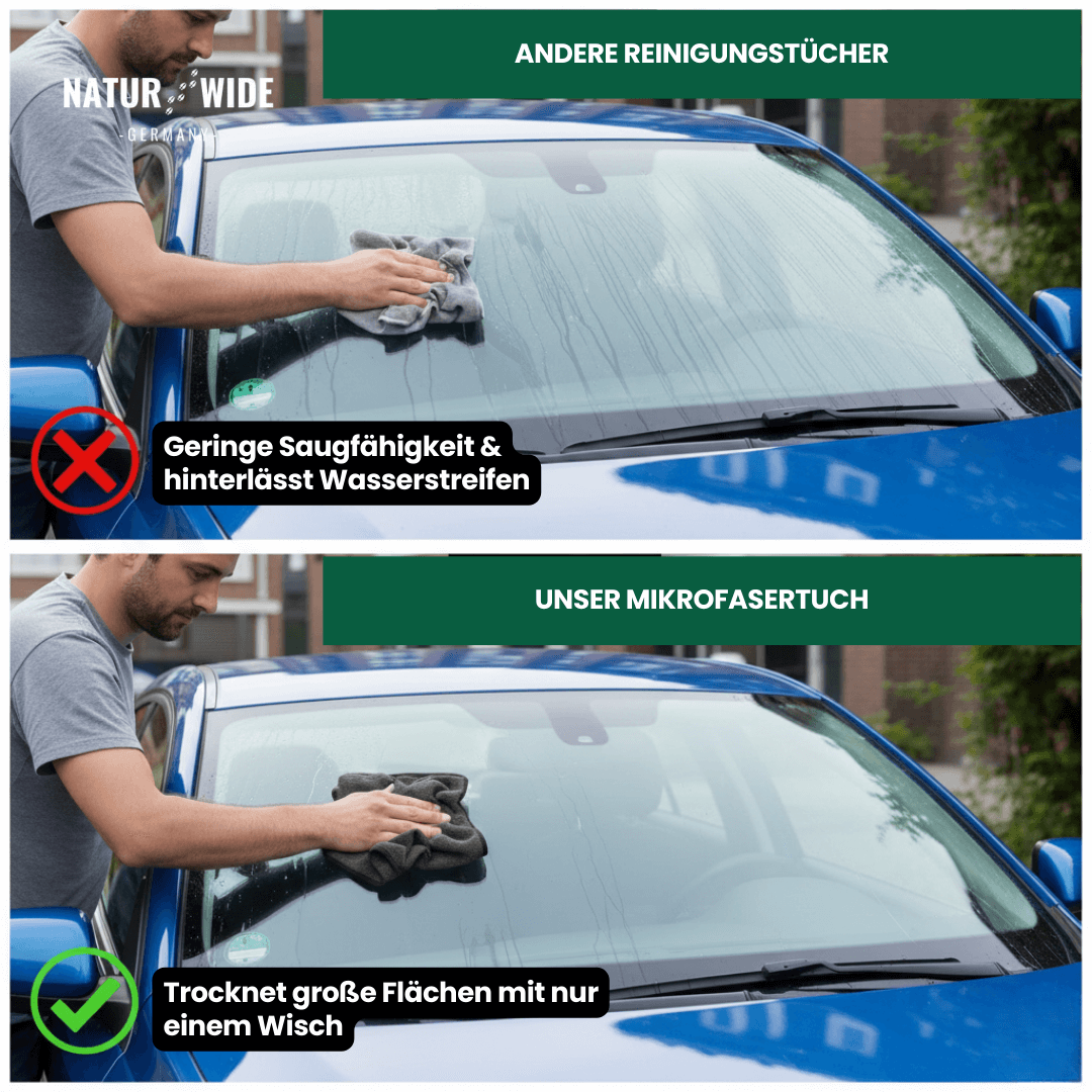 Mikrofaser-Trockentuch XXL, 600 g/m², Auto & Bad – Ansicht 13