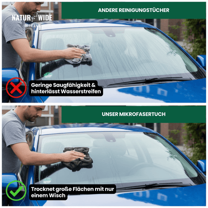 Mikrofaser-Trockentuch XXL, 600 g/m², Auto & Bad – Ansicht 13