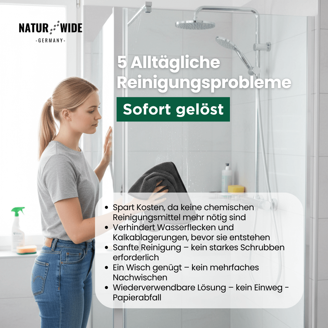 Mikrofaser-Trockentuch XXL, 600 g/m², Auto & Bad – Ansicht 3