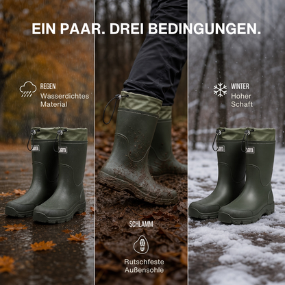 Wasserdichte Gummistiefel unisex, rutschfest – Ansicht 40