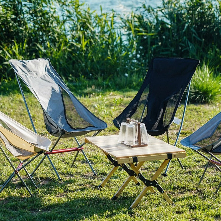 Leichter Campingstuhl, hohe Lehne, 1,3 kg – Ansicht 5