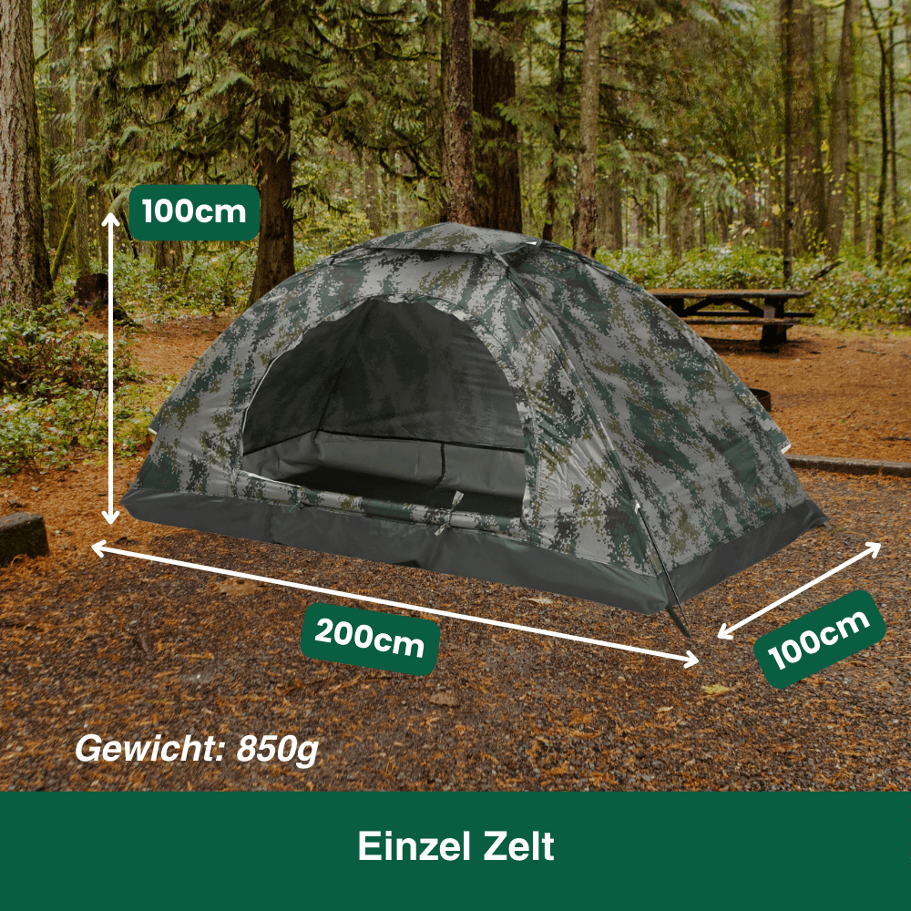 Trekkingzelt für 1–2 Personen, ab 850 g – Ansicht 7