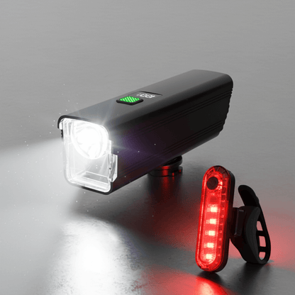 Fahrradlicht-Set mit 1200-Lumen-Frontlicht