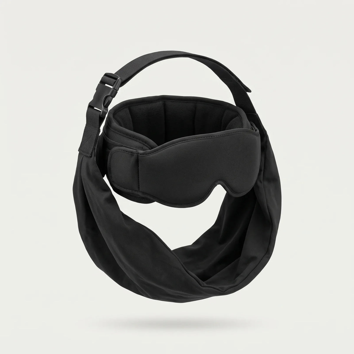 Snoozle Reise-Schlafset 3-in-1: Kissenband mit Augenmaske, Gurt und Arm-Schlinge
